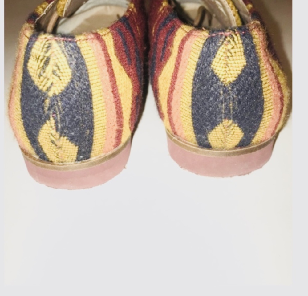 Steve Madden Jazie Aztec Southwestern Print Lace Up Oxford Flat Shoes Size 6.5 - Picture 6 of 11